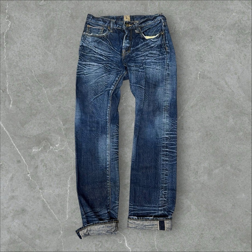 PRPS Jeans Men 31x30 Blue Japanese Selvedge Button Fly Donwan Harrell Rare Denim